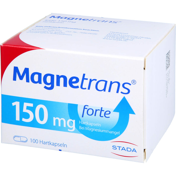 Magnetrans forte 150 mg Hartkapseln bei Magnesiummangel, 100 pc Capsules