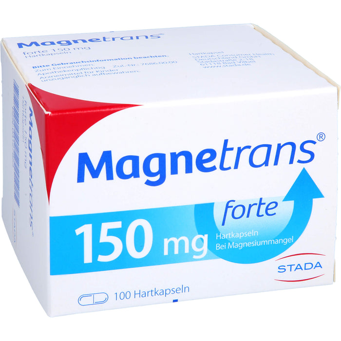 Magnetrans forte 150 mg Hartkapseln bei Magnesiummangel, 100 pcs. Capsules