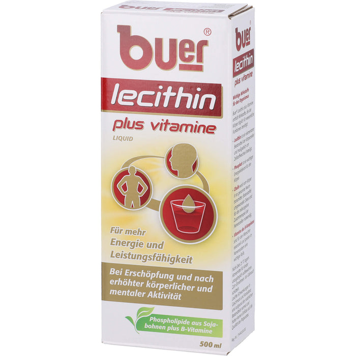 buer Lecithin plus Vitamine Liquid, 500 ml Lösung