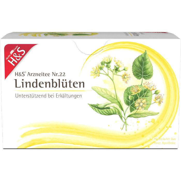 H&S Lindenblüten Arzneitee, 20 pcs. Filter bag