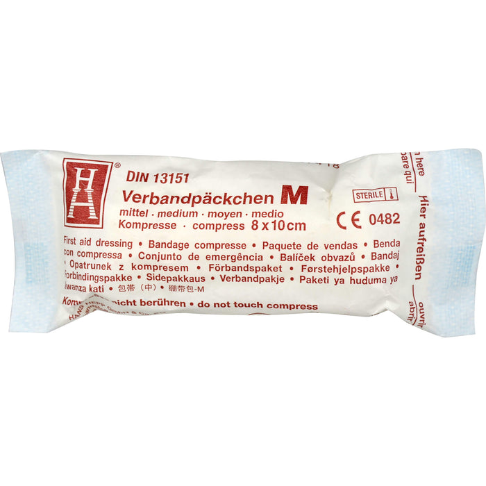 BRINKMANN Verbandpäckchen steril Gr. M 8 x 10 cm, 1 pcs. Bandage