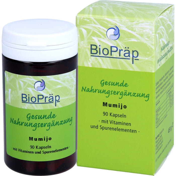 BioPräp Mumijo 200 mg Kapseln mit Vitaminen und Spurenelementen, 90 pcs. Capsules