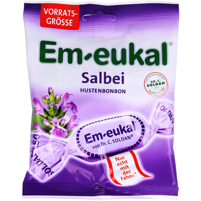 Em-eukal Salbei Hustenbonbons für Hals und Stimme, 150 g Candies