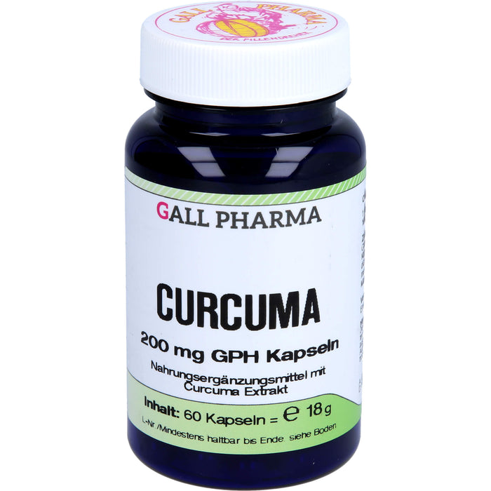 GALL PHARMA Curcuma 200 mg GPH Kapseln, 60 pcs. Capsules