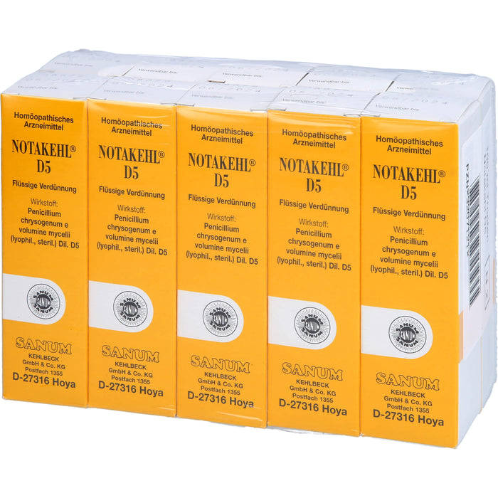 Notakehl D5 Tropf., 10X10 ml TRO