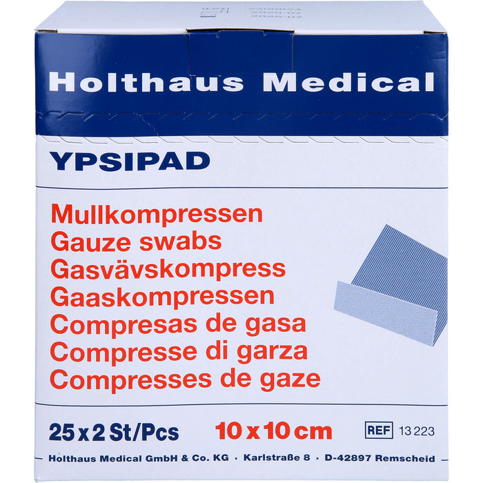 MULLKO STE YPSIPAD 10X10CM, 50 pcs. Compresses