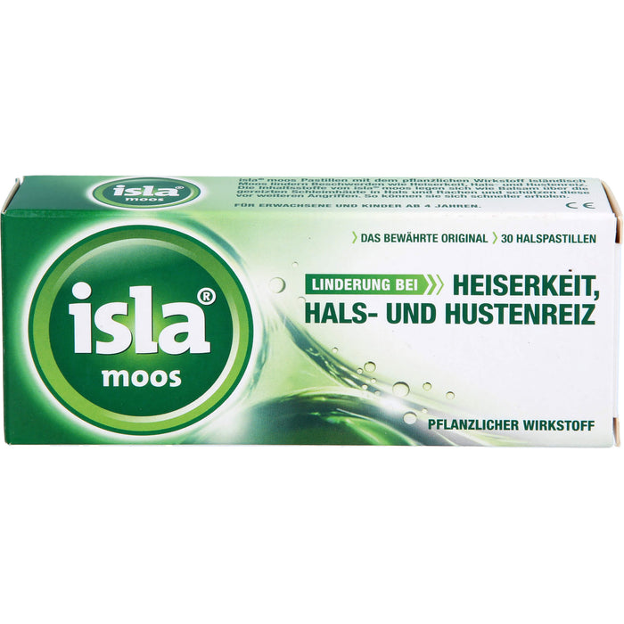 isla moos Halspastillen, 30 pcs. Pastilles