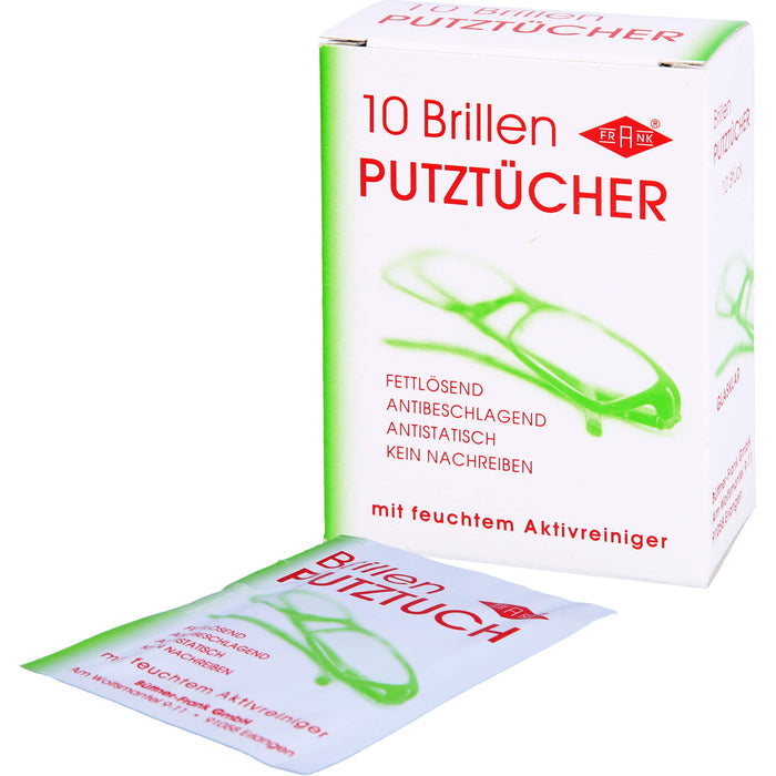 FRANK Brillen-Putztücher, 10 pcs. Cloths