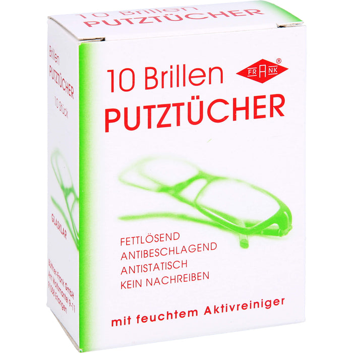 FRANK Brillen-Putztücher, 10 pcs. Cloths