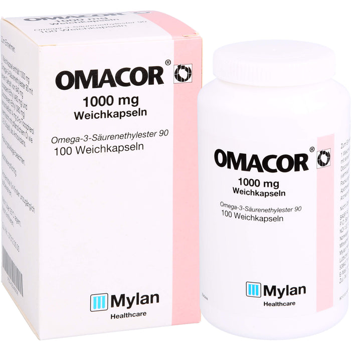 Omacor, 1000 mg Weichkapseln, 100 St. Kapseln