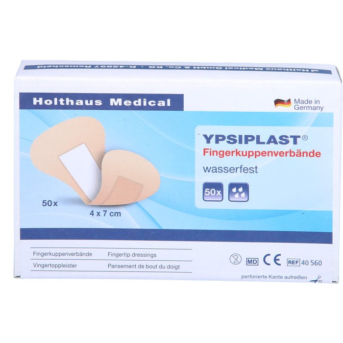 YPSIPLAST Fingerkuppenverband, wasserfest 4 cm x 7 cm, 50 pc Pansement