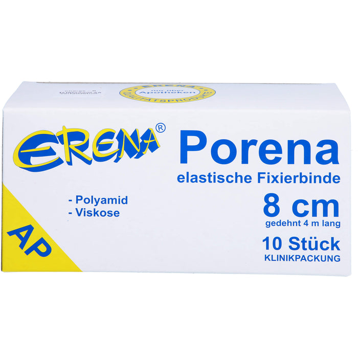 PORENA ELAST MULLBINDE 8CM, 10 St BIN