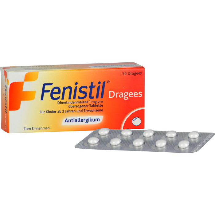 Fenistil Beragena Dragees bei Allergien, 50 St. Tabletten