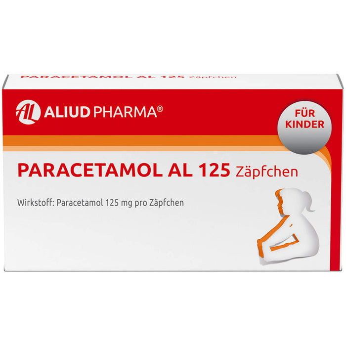 Paracetamol AL 125 Zäpfchen, 10 St. Zäpfchen