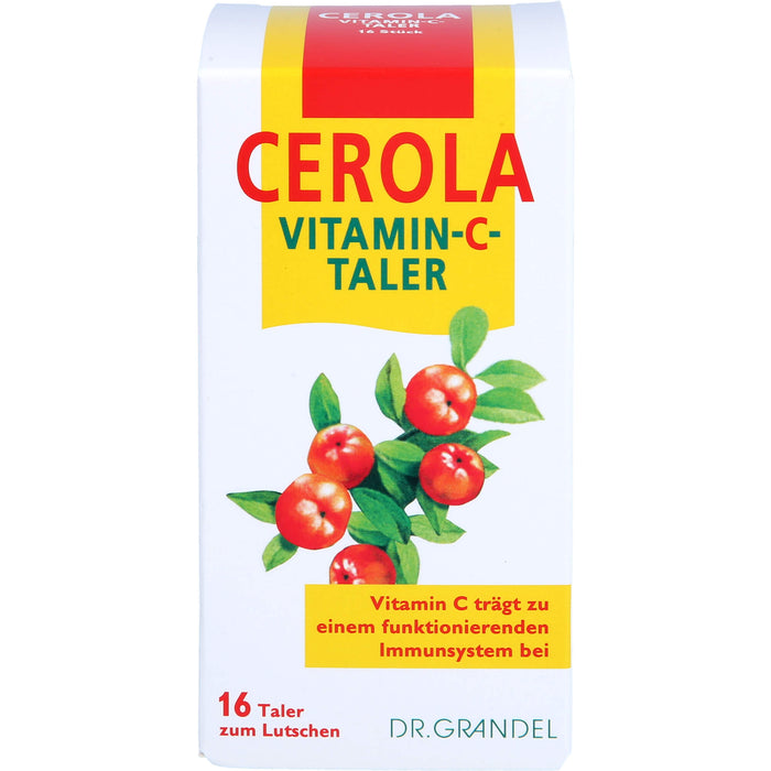 DR. GRANDEL CEROLA Vitamin-C-Taler, 16 pcs. Tablets