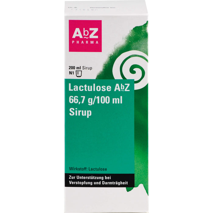 Lactulose AbZ 66,7 g/100 ml Sirup, 200 ml Solution