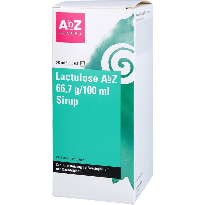 Lactulose AbZ 66,7 g/100 ml Sirup, 500 ml Lösung