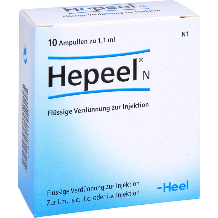 Hepeel N flüssige Verdünnung, 10 pcs. Ampoules