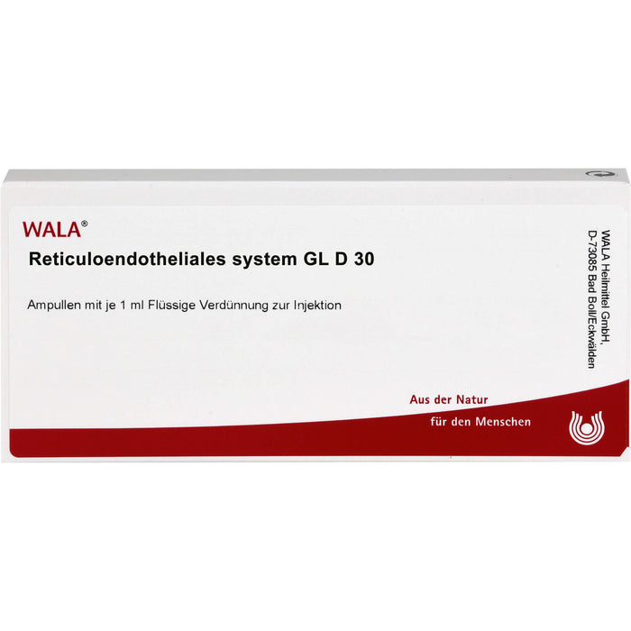 Reticuloendotheliales System Gl D30 Wala Ampullen, 10X1 ml AMP