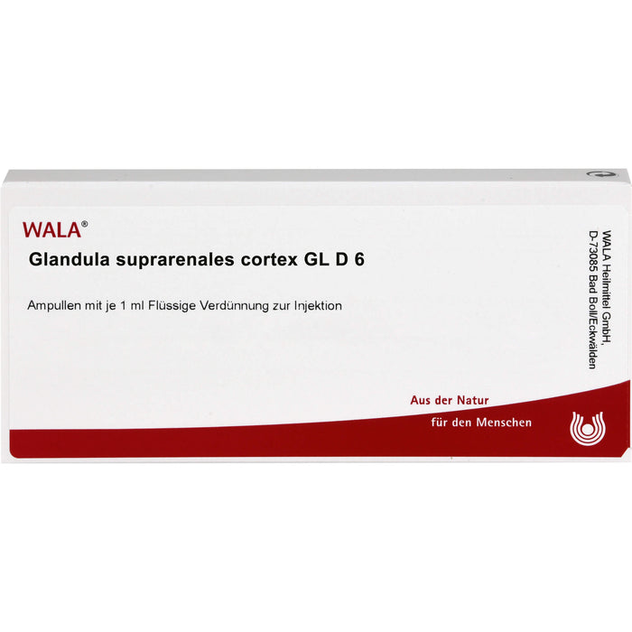 WALA Glandula Suprarenalis (Cort.ex) Gl D6 Ampullen, 10 pc Ampoules