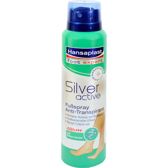 Hansaplast Fuß Spray Silver Active, 150 ml Solution