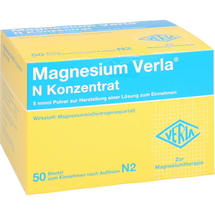 Magnesium Verla N Konzentrat Pulver, 50 pc Sachets