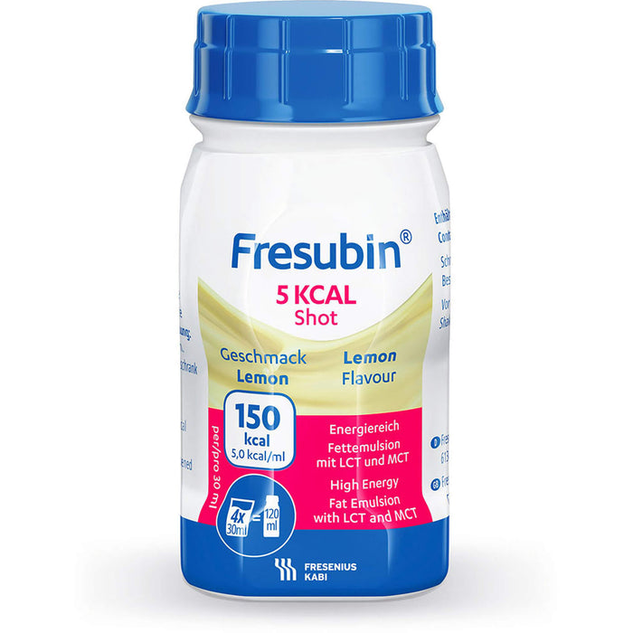 Fresubin 5 kcal SHOT Lemon, 4X120 ml LOE