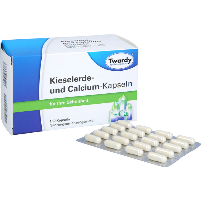 Twardy Kieselerde- und Calcium-Kapseln für Ihre Schönheit, 160 pcs. Capsules