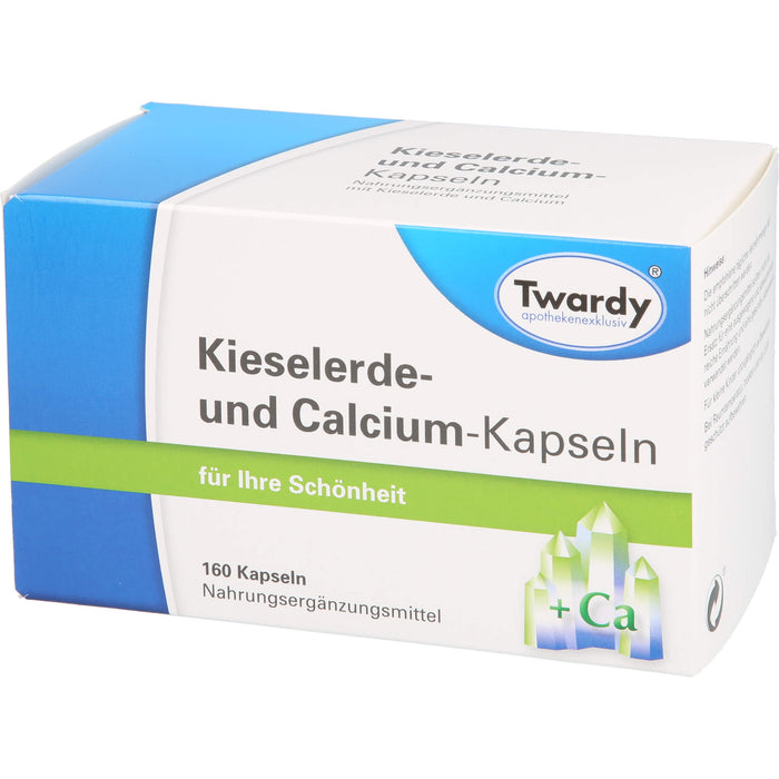 Twardy Kieselerde- und Calcium-Kapseln für Ihre Schönheit, 160 pc Capsules