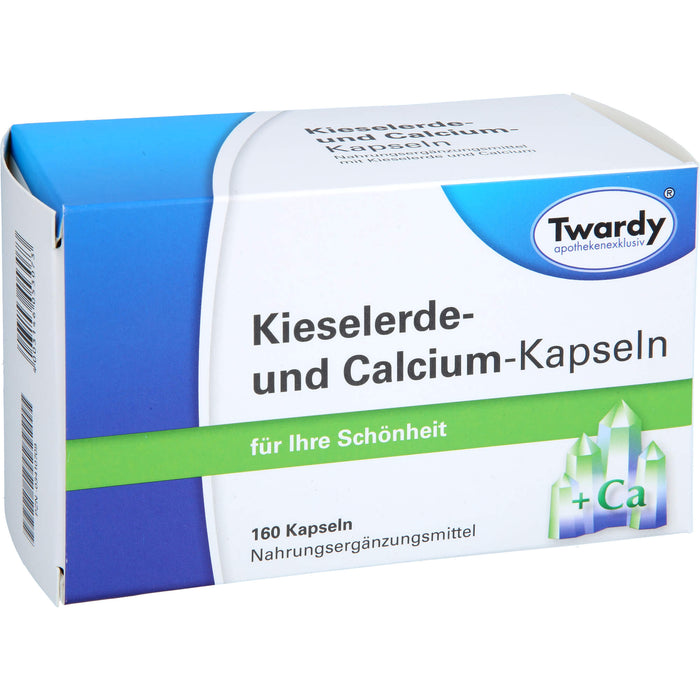 Twardy Kieselerde- und Calcium-Kapseln für Ihre Schönheit, 160 pcs. Capsules