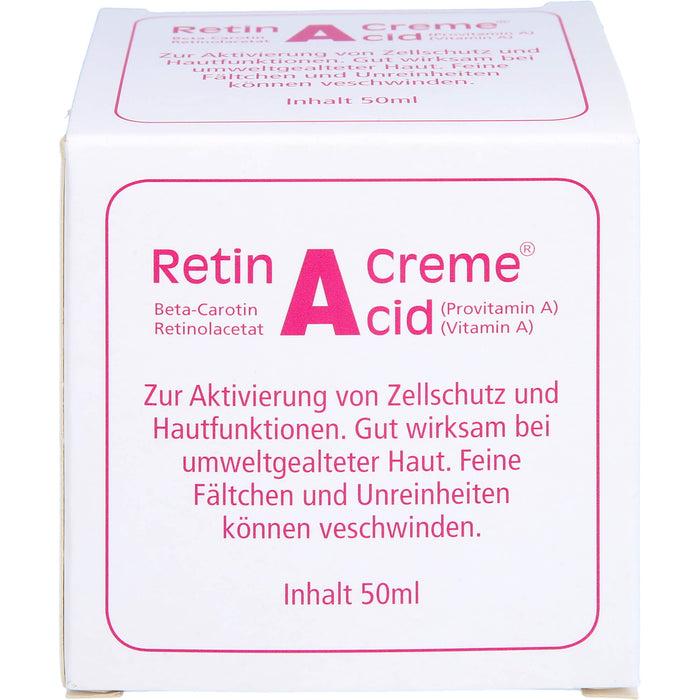 Retin A Cid Tiegel Creme gegen umweltbedingte Hautalterung, 50 ml Crème