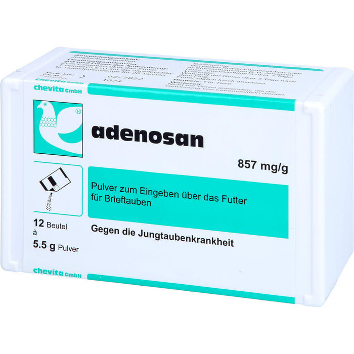 adenosan Pulver gegen die Jungtaubenkrankheit, 66 g Pulver