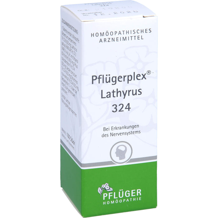 Pflügerplex Lathyrus 324 Tabletten bei Erkrankungen des Nervensystems, 100 pc Tablettes