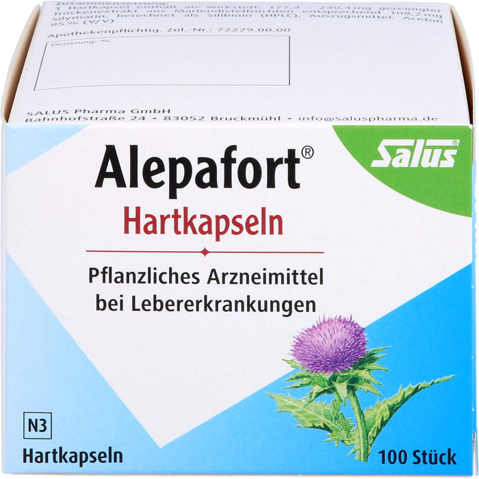 Salus Alepafort Kapseln bei Lebererkrankungen, 100 pc Capsules