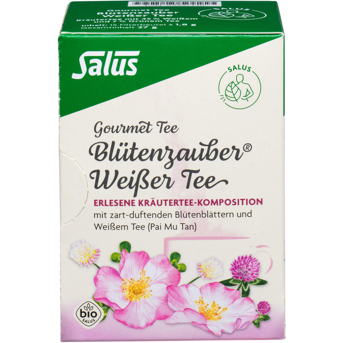 Salus Blütenzauber Weißer Tee, 15 pcs. Filter bag