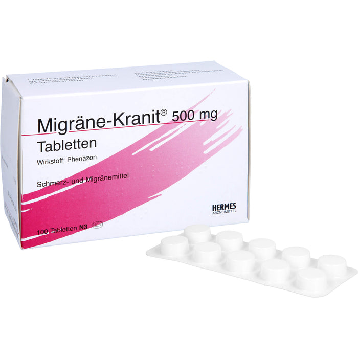 Migräne-Kranit 500 mg Tabletten, 100 pcs. Tablets