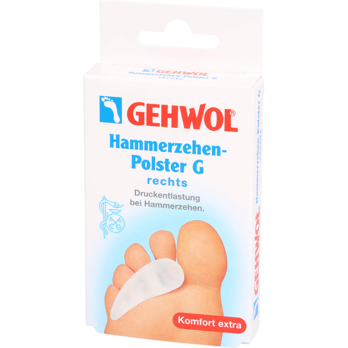 GEHWOL Hammerzehen-Polster G rechts, 1 pc Dispositif