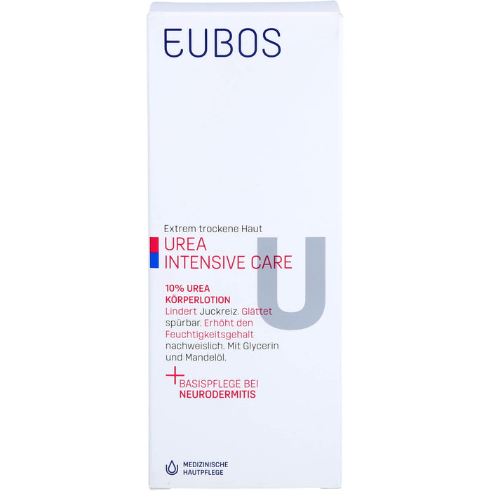 EUBOS Urea 10% Körperlotion für trockene Haut, 200 ml Lotion