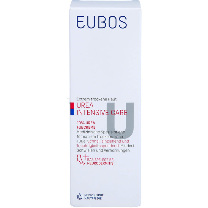 EUBOS Trockene Haut Urea 10% Fußcreme, 100 ml Crème