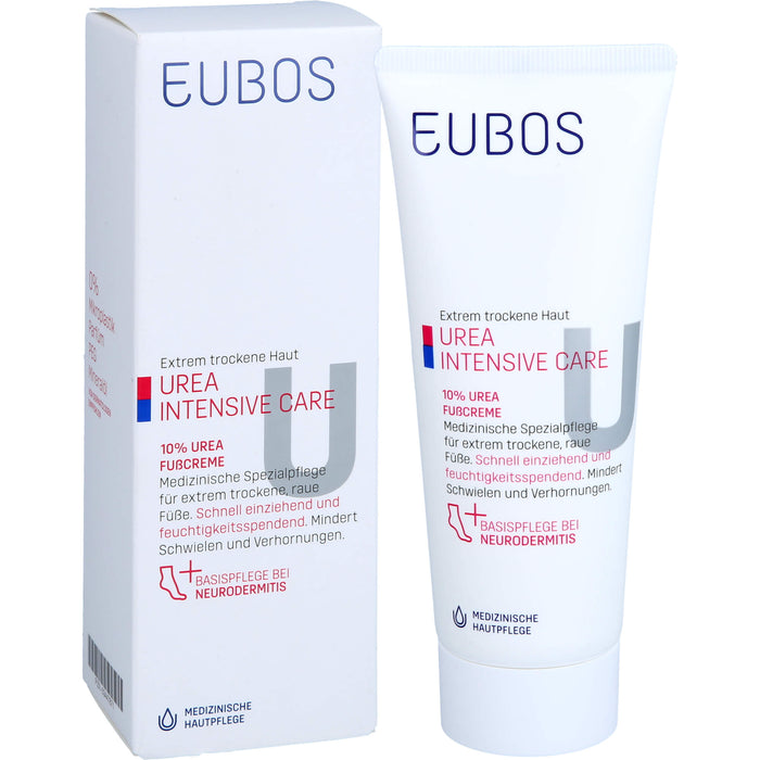 EUBOS Trockene Haut Urea 10% Fußcreme, 100 ml Cream