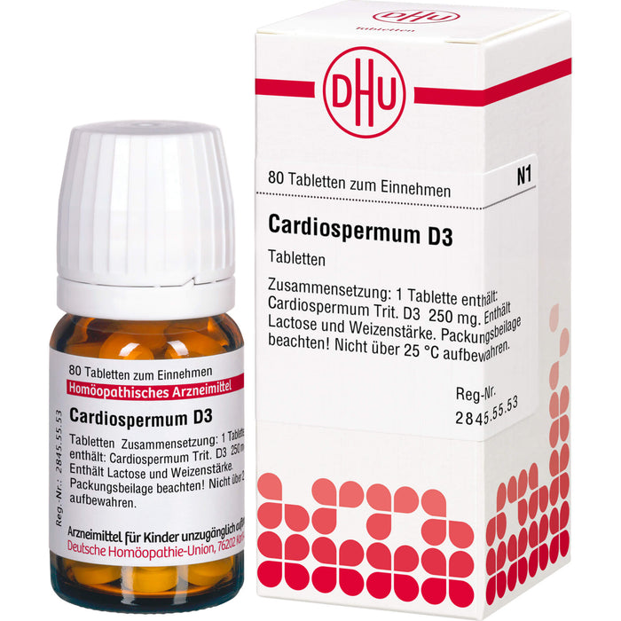 DHU Cardiospermum D3 Tabletten, 80 pcs. Tablets