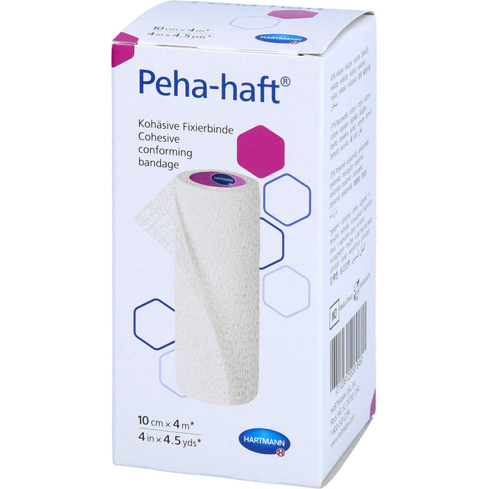 Peha-haft Latexfrei Fixierbinde 10cmx4m, 1 St. Packung