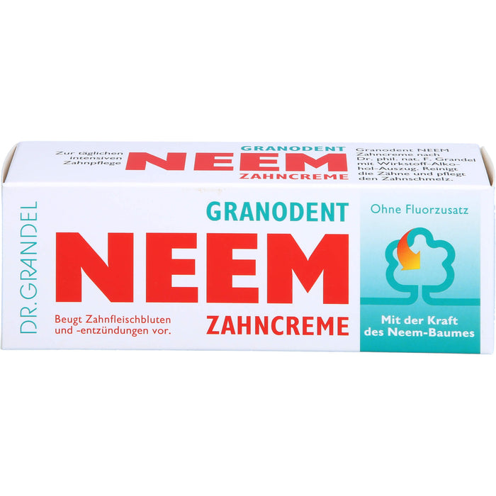 DR:GRANDEL Granodent NEEM Zahncreme ohne Fluorzusatz, 50 ml Toothpaste