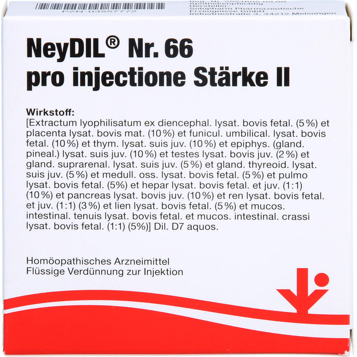 NeyDil Nr. 66 pro injectione St. II Amp., 5 ml Lösung