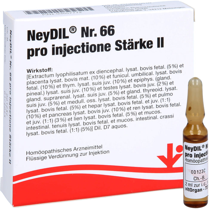 NeyDil Nr. 66 pro injectione St. II Amp., 5 ml Lösung