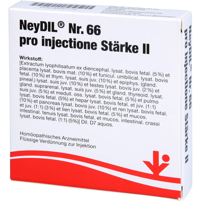 NeyDil Nr. 66 pro injectione St. II Amp., 5 ml Lösung