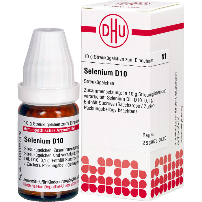 DHU Selenium D10 Streukügelchen, 10 g Globules