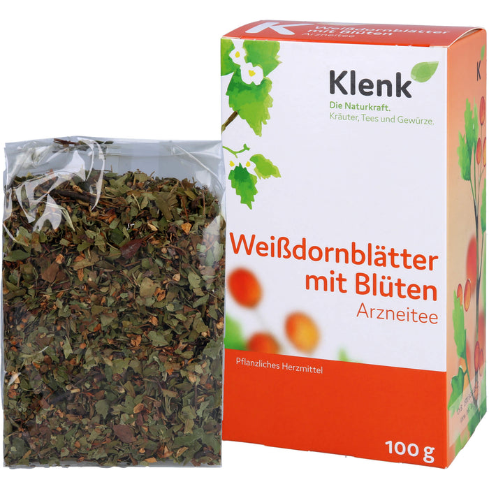 WEISSDORNBLAETTER M BLUETE, 100 g TEE