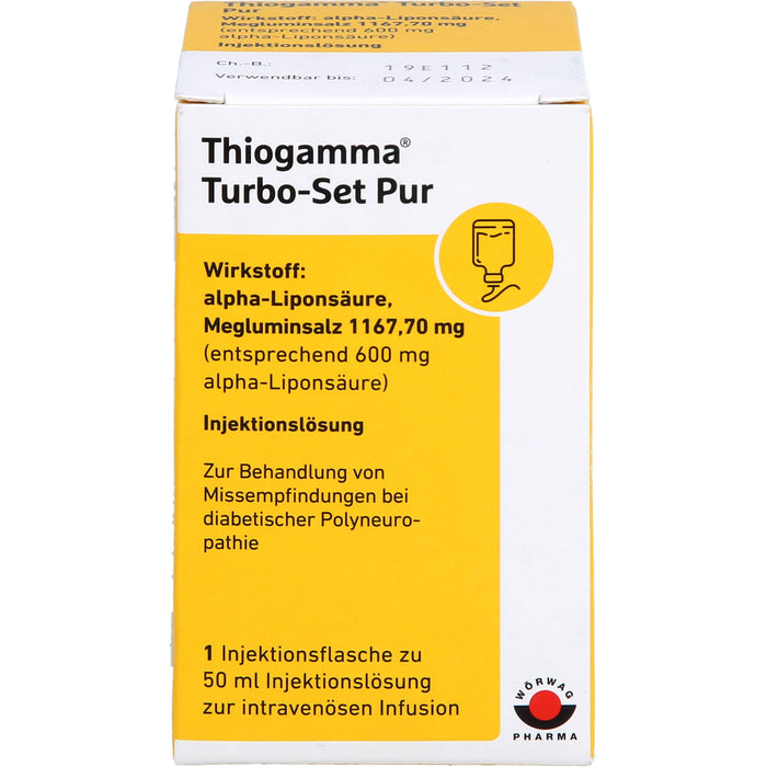 Thiogamma Turbo Set Pur Lösung, 50 ml Solution