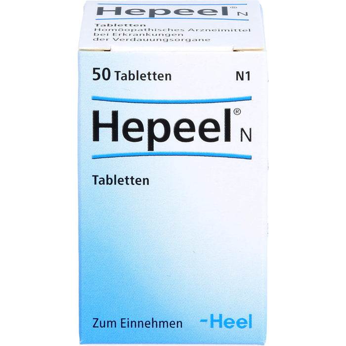 Hepeel N Tabletten bei Erkrankungen der Verdauungsorgane, 50 pcs. Tablets